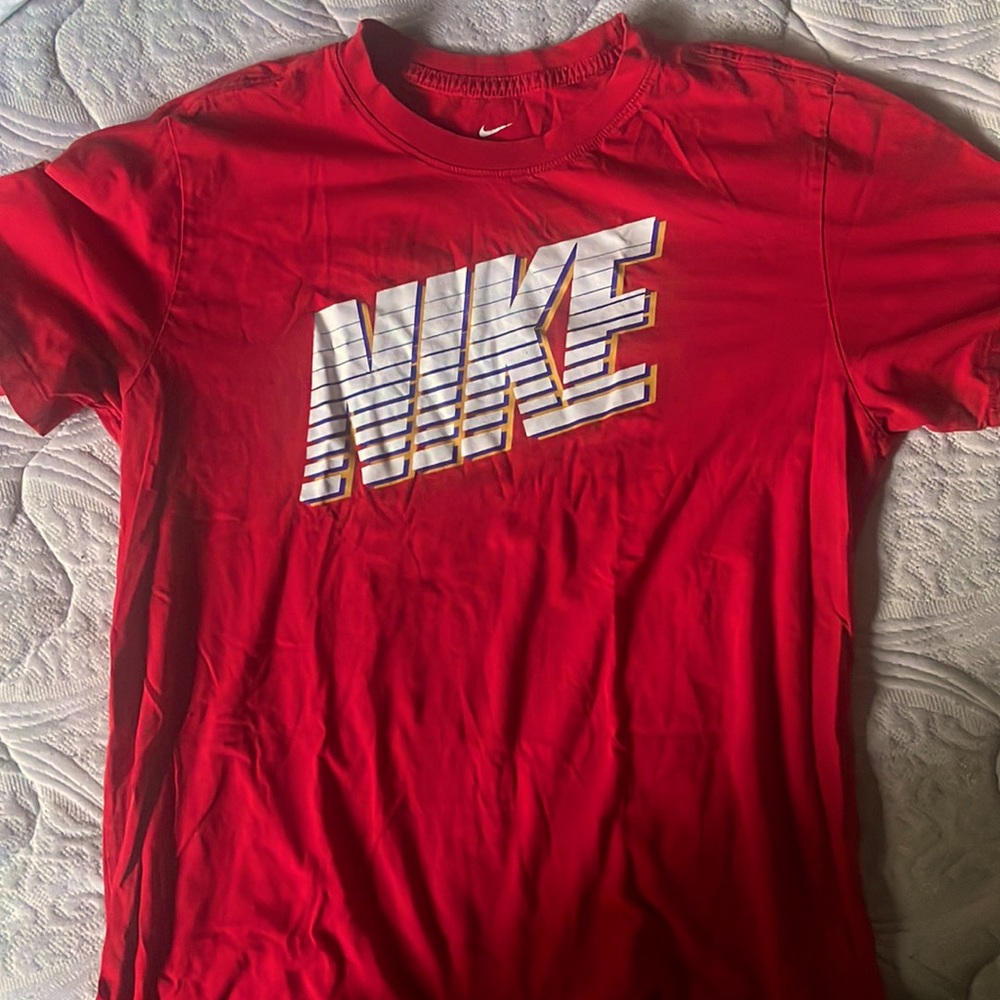 Red Nike tee shirt